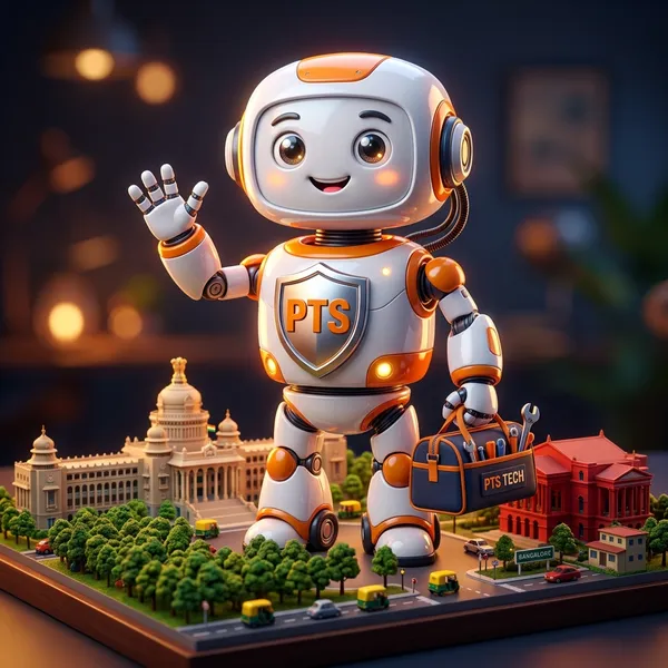 PIPILIKA 3D CCTV Security Engineer Mascot in Bengaluru