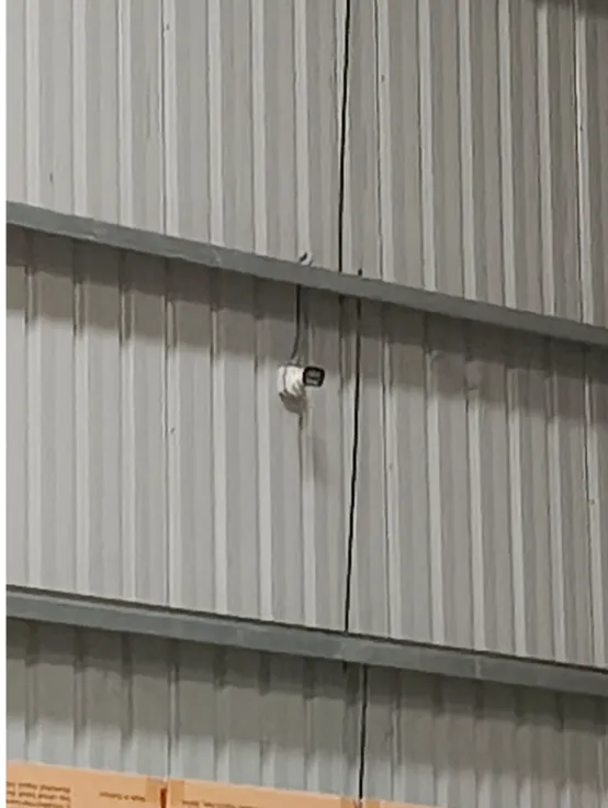CCTV Installation – Metal Structure